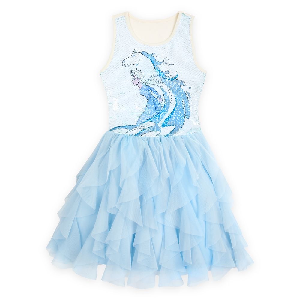 Elsa Reversible Sequin Dress for Girls Frozen 2